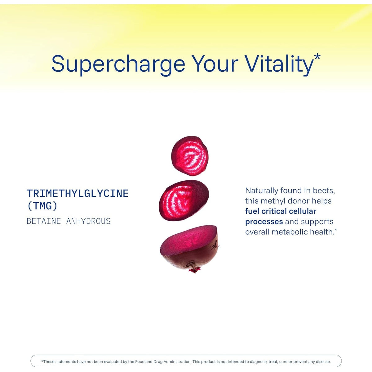 Prohealth Longevity | TMG Supplements (Trimethylglycine), Betaine Anhydrous - 1,000 Mg, 120 Tablets - Methylation Support (120 Count (Pack of 1))