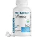 Bronson Melatonin 12Mg Fast Dissolve Nighttime Sleep Aid Support & Relaxation Support, 360 Peppermint Vegetarian Lozenges