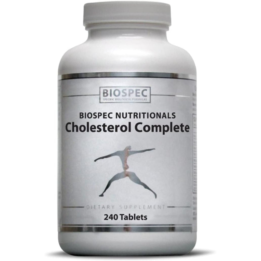 BIOSPEC NUTRITIONALS Cholesterol Complete - Natural Cholesterol Support for Cardiovascular and Heart Health* - Red Yeast Rice, CO-Q-10, Hawthorn, Magnesium (240 Tablets)