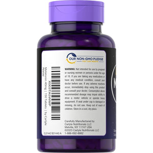 Carlyle Melatonin 40Mg Complex | 150 Fast Dissolve Tablets | Extra Strength Support | with Ashwagandha and Chamomile | Vegetarian, Non-Gmo, Gluten Free Supplement