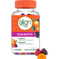 Align Dualbiotic, Prebiotics and Probiotics for Women and Men, Probiotics for Digestive Health, Prebiotics Help Nourish Good Bacteria, Natural Fruit Flavors, 90 Probiotic Gummies (Packaging May Vary)