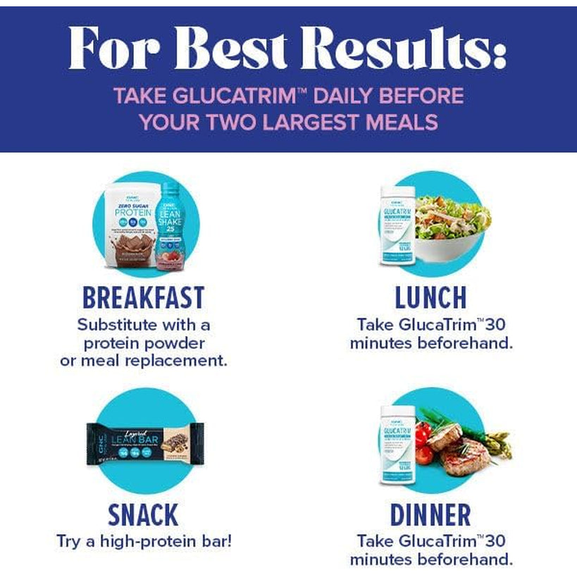 GNC Total Lean Glucatrim - 120 Capsules