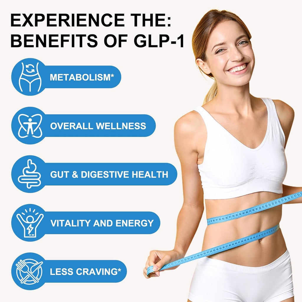 O NATURE . ZIRAN GLP-1 Weight Management Supplement for Women & Men, GLP1 Appetite Control, Energy & Digestion Balance - Vegan, Gluten-Free, Dairy Free, 90 Capsules (Pack of 1)