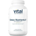 Vital Nutrients Osteo-Nutrients II - Vitamin K2 + D3, Calcium, Boron, and Magnesium for Bone Strength* - Healthy Heart Support - Vegetarian Supplement - Gluten, Dairy, Soy Free - 240 Capsules