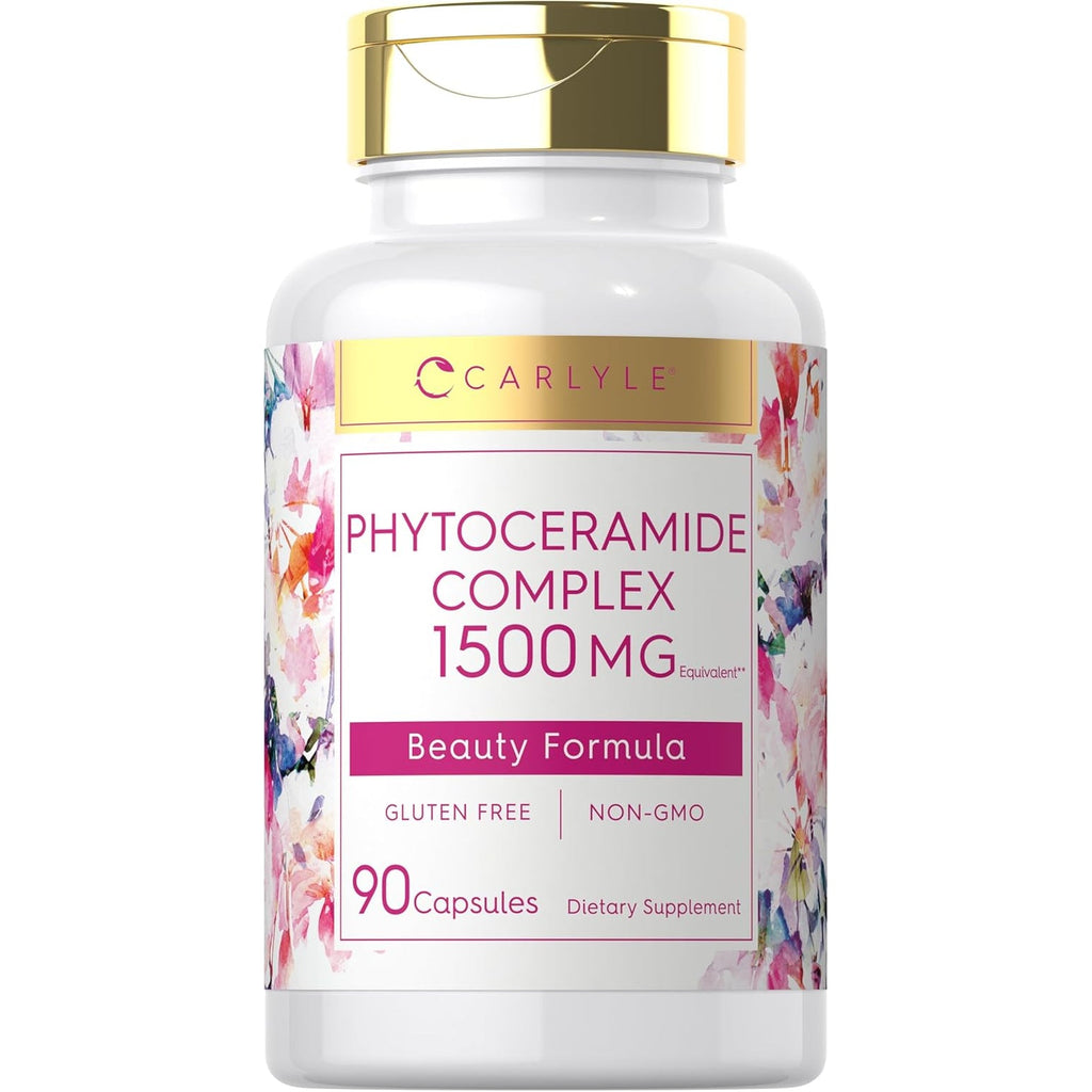Carlyle Phytoceramide Supplement | 90 Capsules | with Organic Sweet Potato | Beauty Formula Complex | Vegetarian, Non-Gmo and Gluten Free