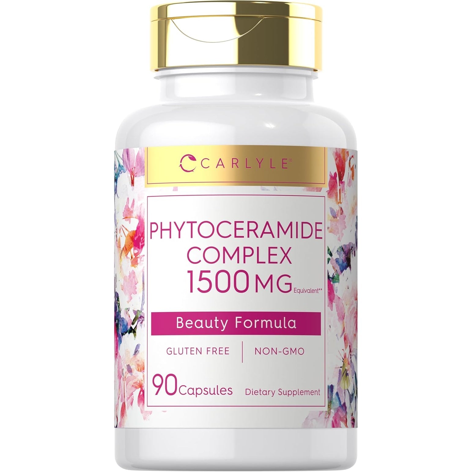 Carlyle Phytoceramide Supplement | 90 Capsules | with Organic Sweet Potato | Beauty Formula Complex | Vegetarian, Non-Gmo and Gluten Free
