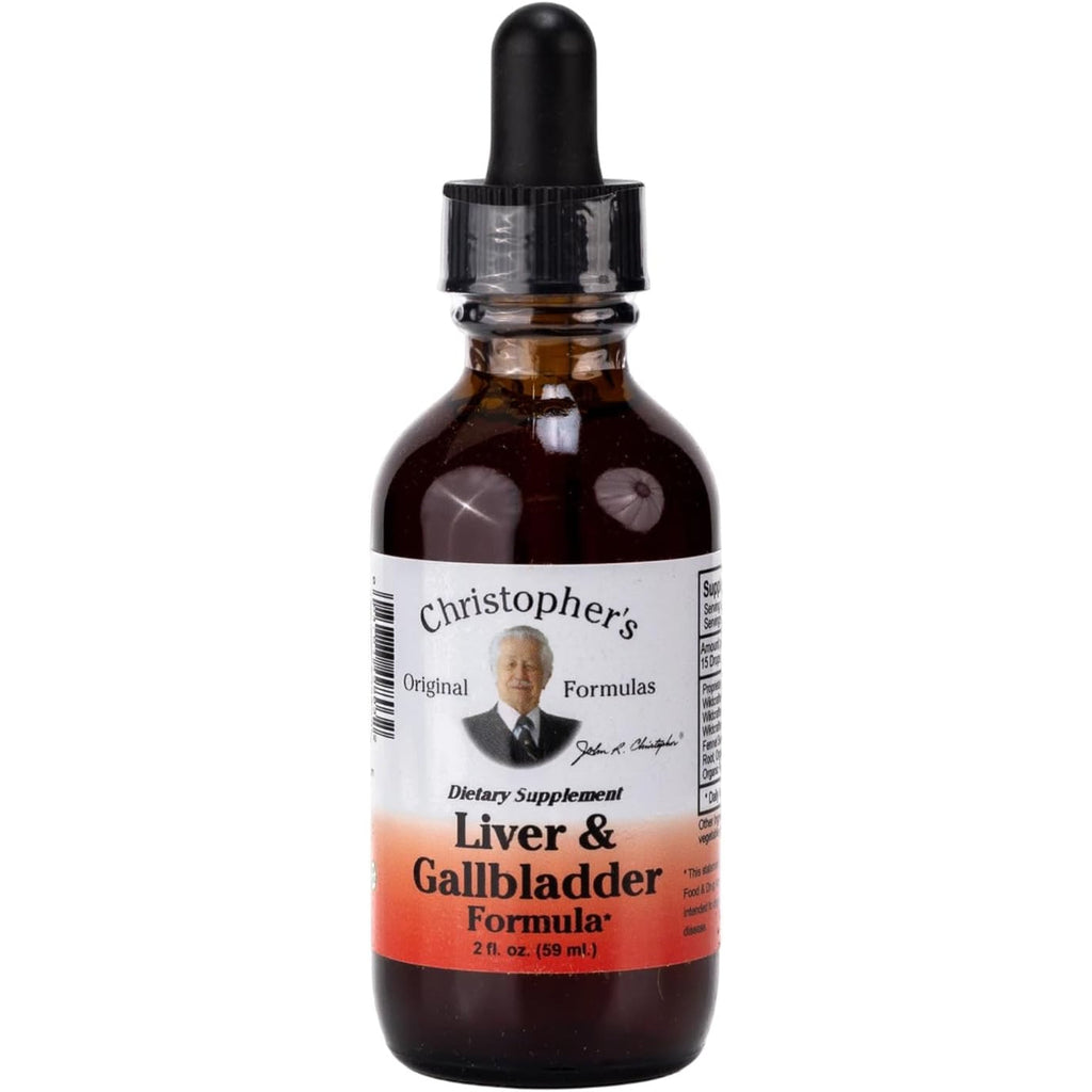 Christopher'S Original Formulas Liver & Gallbladder Formula, Herbal Supplement for Detox & Digestive Support, 2 Fl Oz