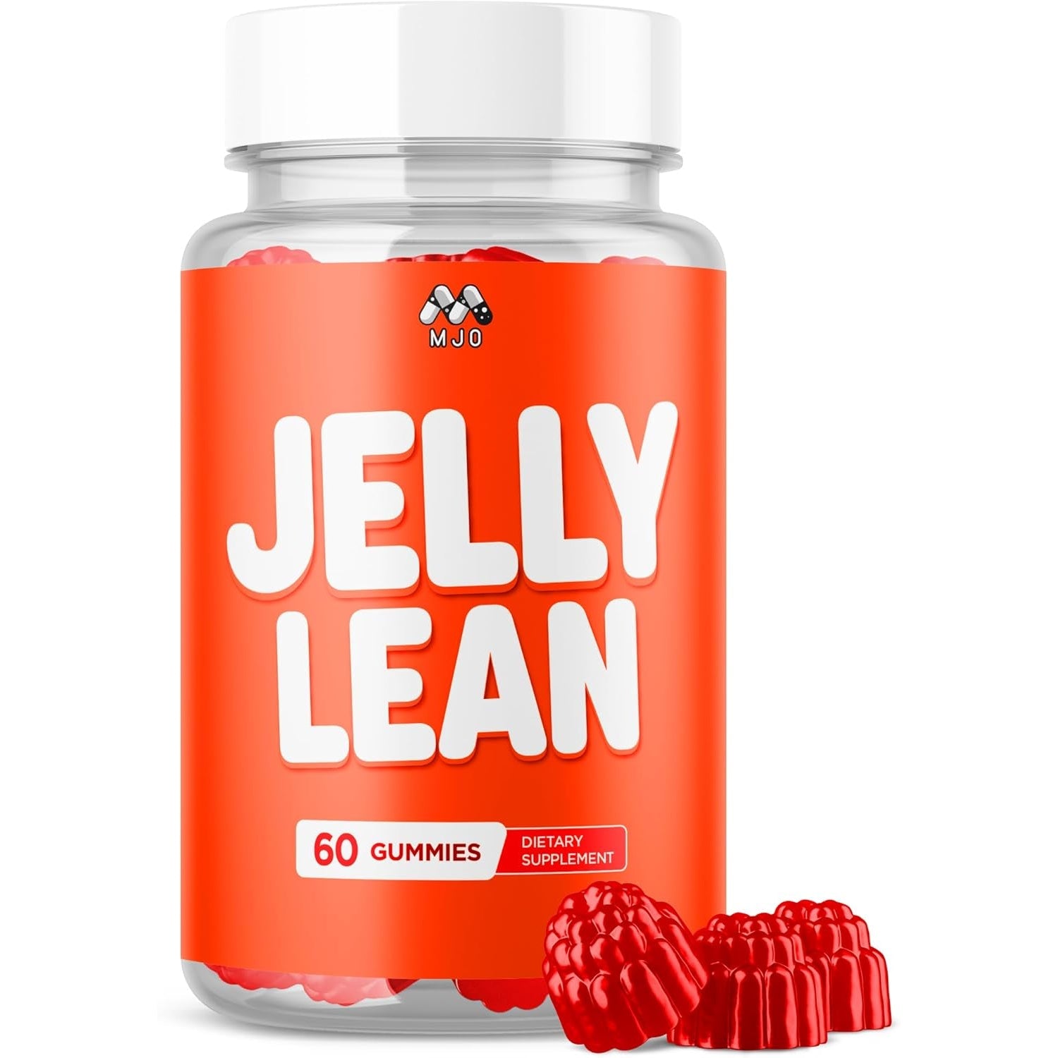 Jelly Lean Gummies, Official Jelly Lean Gummys with All Natural Ingredients, Advanced Jellylean Health and Wellness Vitamin Formula, Maximum Strength Active Lifestyle Multivitamin Support (60 Gummies)