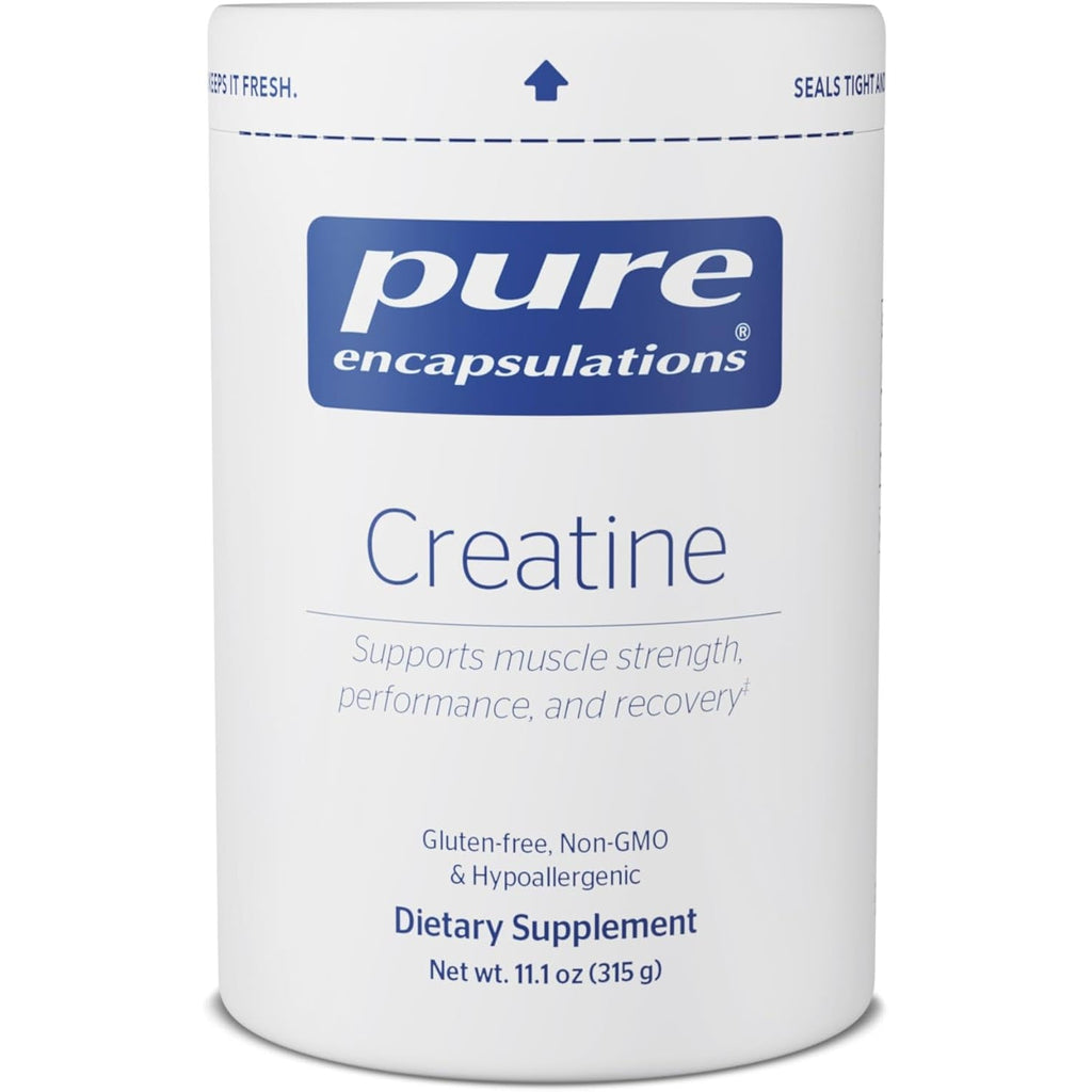 Pure Encapsulations Creatine - Creatine Supplement - Muscle Strength, Performance & Recovery - Pre-Workout Recovery Powder - Gluten-Free, Non-Gmo & Hypoallergenic - 315 G (60 Servings)