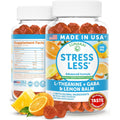 Lunakai USA Made Calm & Stress Relief Gummies – Delicious GABA + L-Theanine Calming Supplement for Adults & Kids – Natural Stress Support, 60Ct