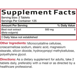 Bronson Beet Root Extra Strength, Non-Gmo, 250 Vegetarian Tablets