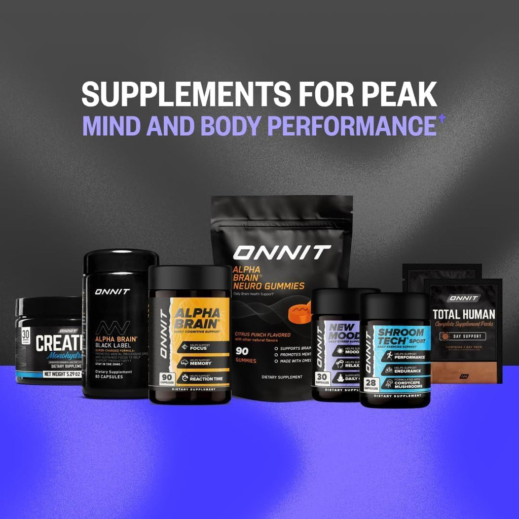 ONNIT New Mood Daily Stress Support Capsules, IGEN™ Non-Gmo Tested, Sleep and Mood Support Supplement for Men and Women, Daily Stress Management Capsules, 30 Count