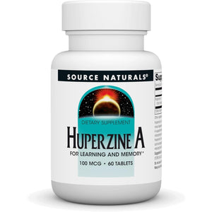 Source Naturals Huperzine a for Learning & Memory* - 100 Mcg, 60 Tablets