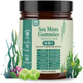 Sea Moss Gummies 16-In-1 with Black Seed Oil, Ashwagandha, 30 Servings, Irish Seamoss Gummies Boosts Immune Support, Wellness and Digestion