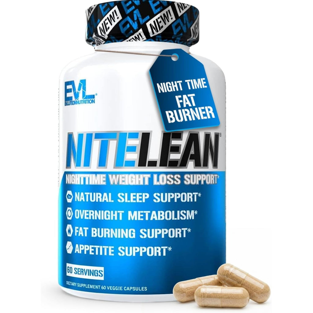 Night Time Fat Burner for Weight Loss Support - Belly Fat Burner for Men & Women with Green Tea and White Kidney Bean Extract - Nighttime Metabolism Booster & Sleep Optimizer to Help Stubborn Fat Loss