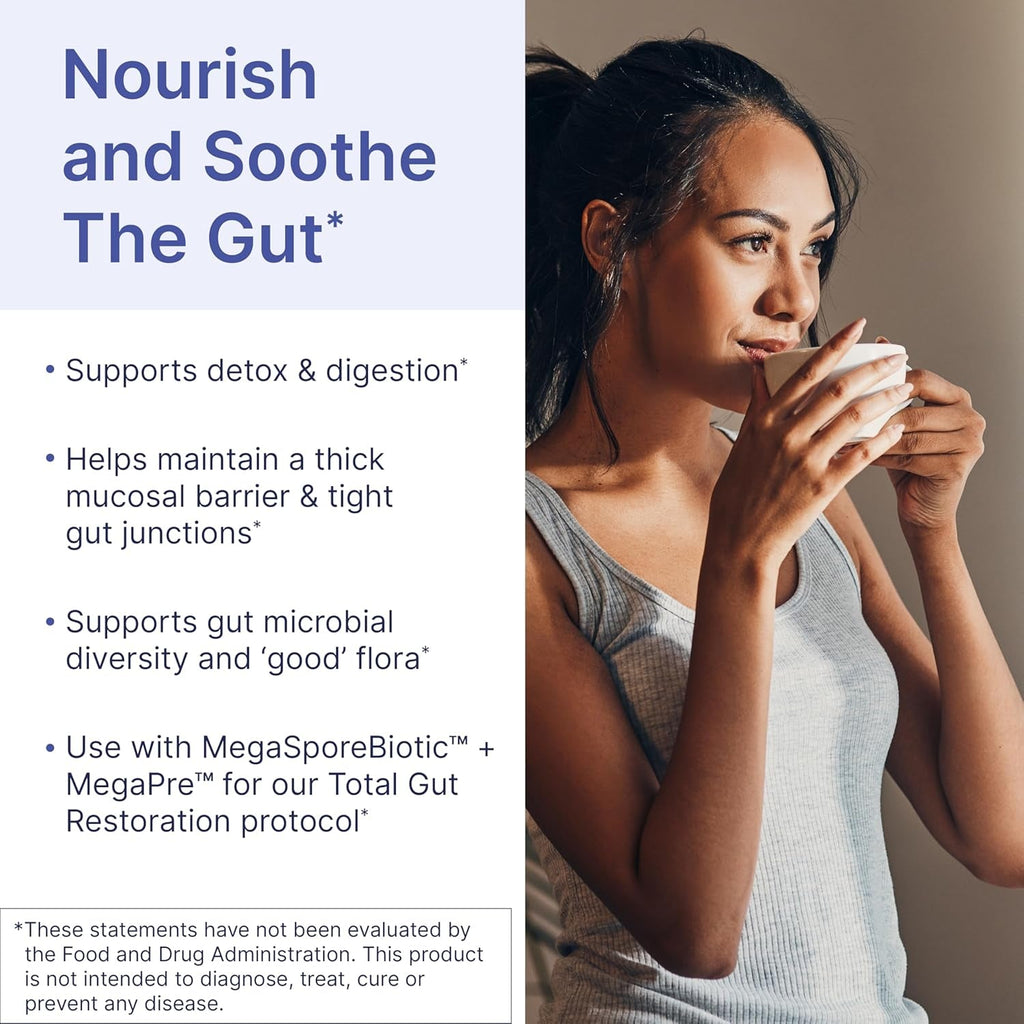 Microbiome Labs Megamucosa Gut Health Powder - Digestive Supplement with Complete Mucosal Support for Healthy Gut & Immune Function - Dairy-Free Immunoglobulins & Amino Acids - Berry Acai (5.5 Oz)