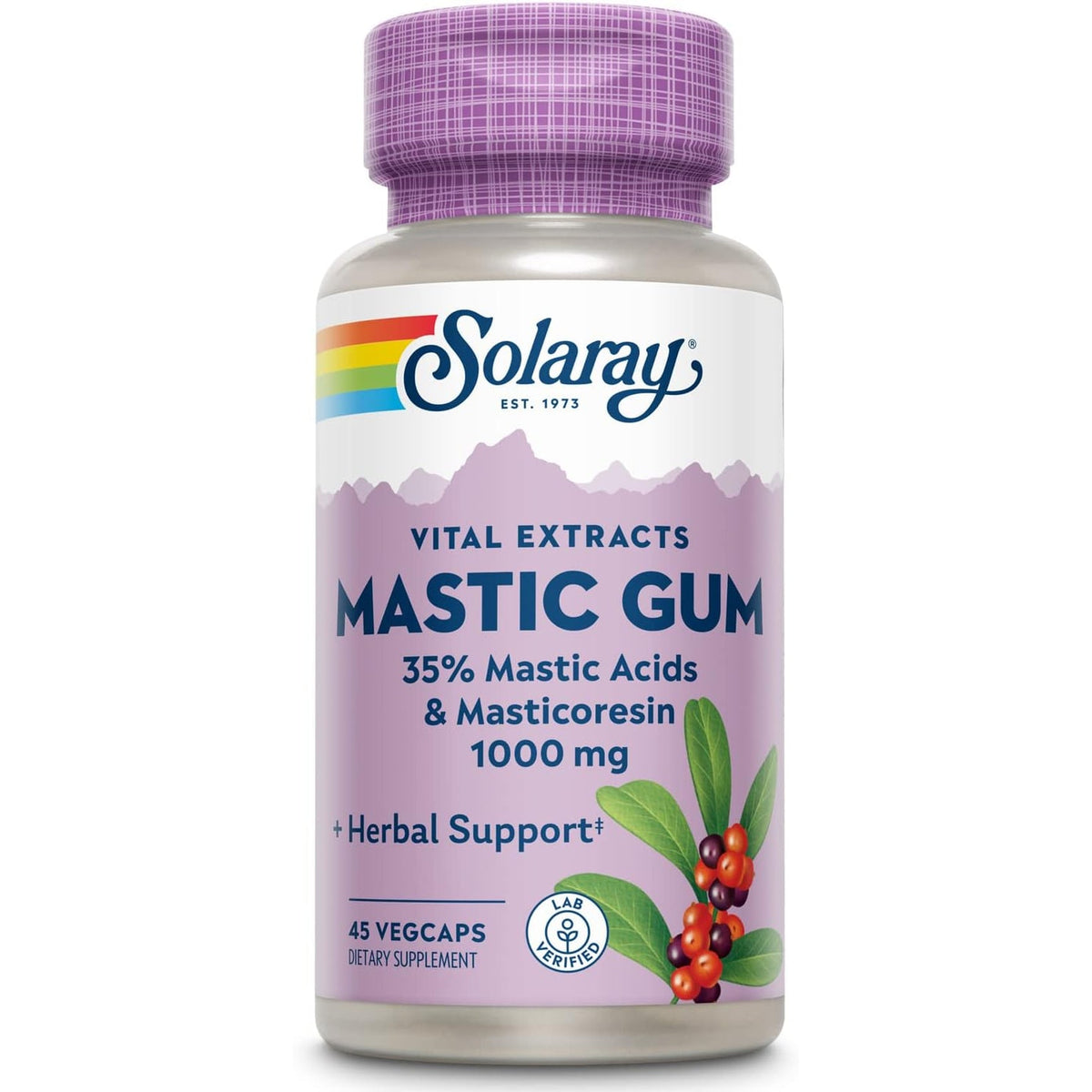 SOLARAY Mastic Gum Extract 500 Mg 45 Count