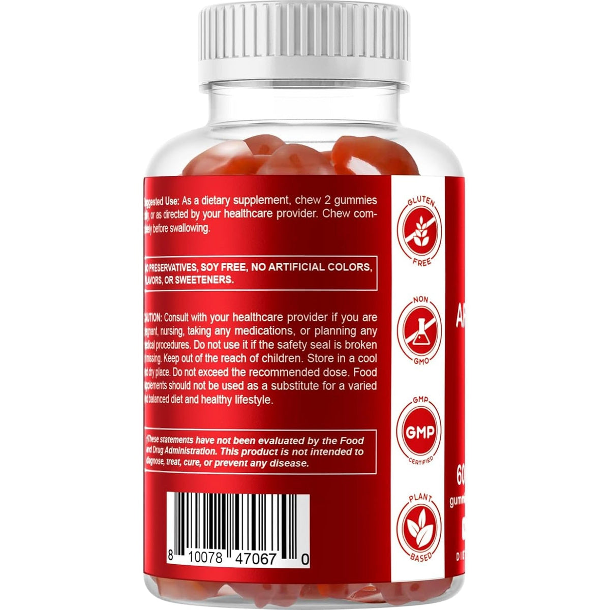 Vitamatic Apple Cider Vinegar Gummies - 1000Mg per Serving - 60 Vegan Gummies - ACV Gummies for Detox, Weight Loss Support, Energy Boost, Digestion & Gut Health