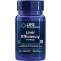 Life Extension Liver Efficiency Formula, Supports Healthy Liver Function at the Cellular Level and Optimal Levels of Antioxidants in Metabolism, Gluten-Free, Non-Gmo, Vegetarian, 30 Capsules