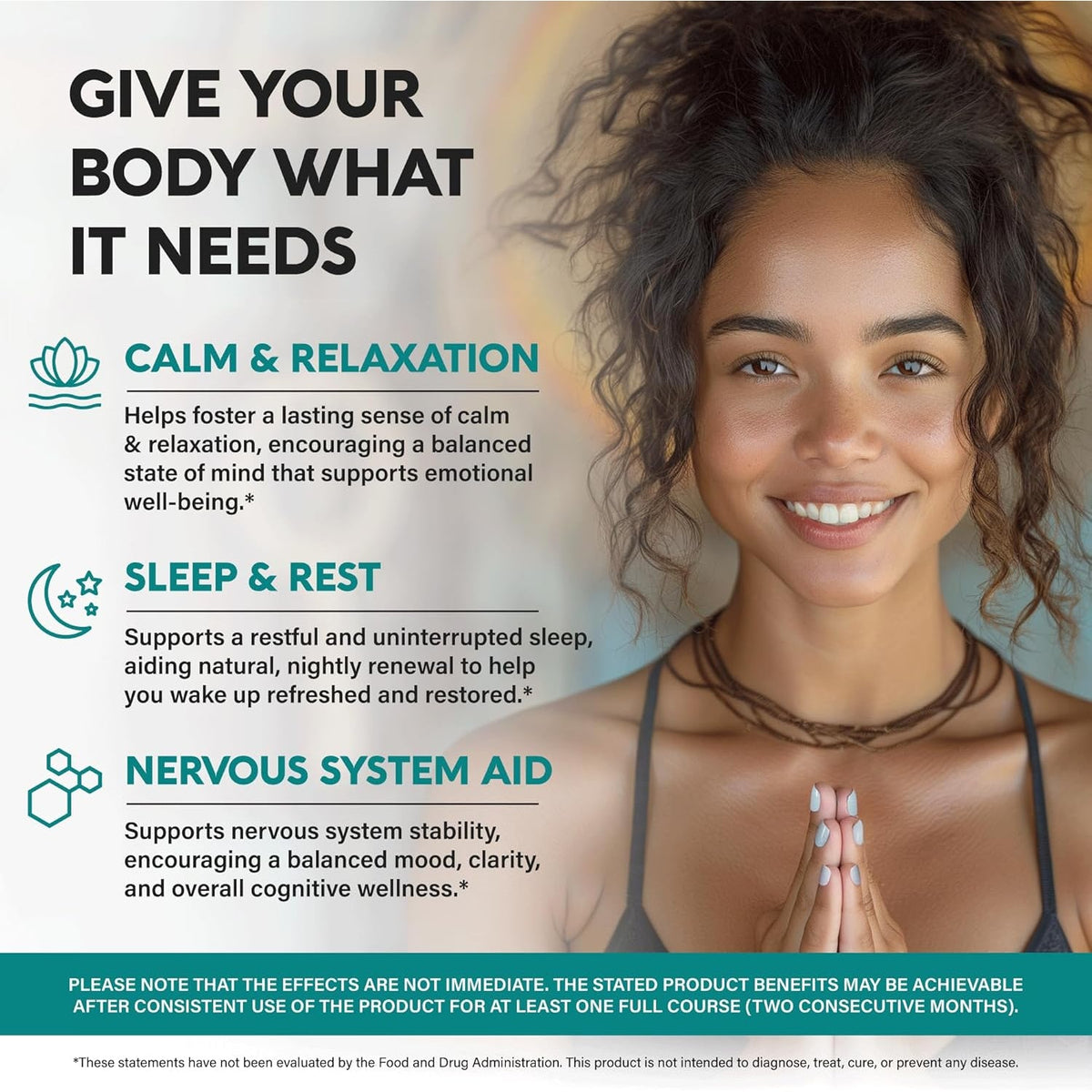 GABA L-Theanine 900 Mg - Magnesium | Vitamin B6 - Calm, Sleep, Relaxation & Mood Support - Lab Tested - 750 Mg Gamma Aminobutyric Acid, 150 Mg L-Theanine - Non-Habit Forming, Vegan - 120 Capsules