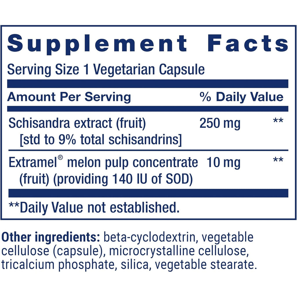 Life Extension Liver Efficiency Formula, Supports Healthy Liver Function at the Cellular Level and Optimal Levels of Antioxidants in Metabolism, Gluten-Free, Non-Gmo, Vegetarian, 30 Capsules