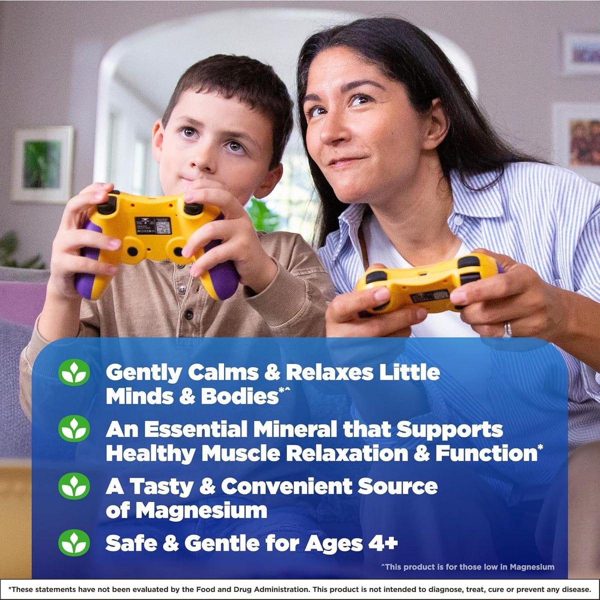Natrol Kids Magnesium Citrate Gummies, Gently Calm and Relax Little Minds and Bodies, plus Support Healthy Muscle Relaxation and Function, 30 Razzilicious Gummies, up to a 30 Day Supply