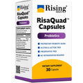 Rising Health Risaquad™ Probiotic Capsules – 40 Mg (8 Billion CFU+) Proprietary Probiotic Blend for Daily Digestive & Gut Flora Support – 30 Capsules