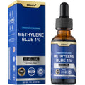USP Pharmaceutical Grade Methylene Blue 1% Solution – Third-Party Lab Tested, Formaldehyde-Free, Heavy Metal Free –Nootropic - Cognitive Support, Brain Health, Energy & Focus Drops – 30Ml