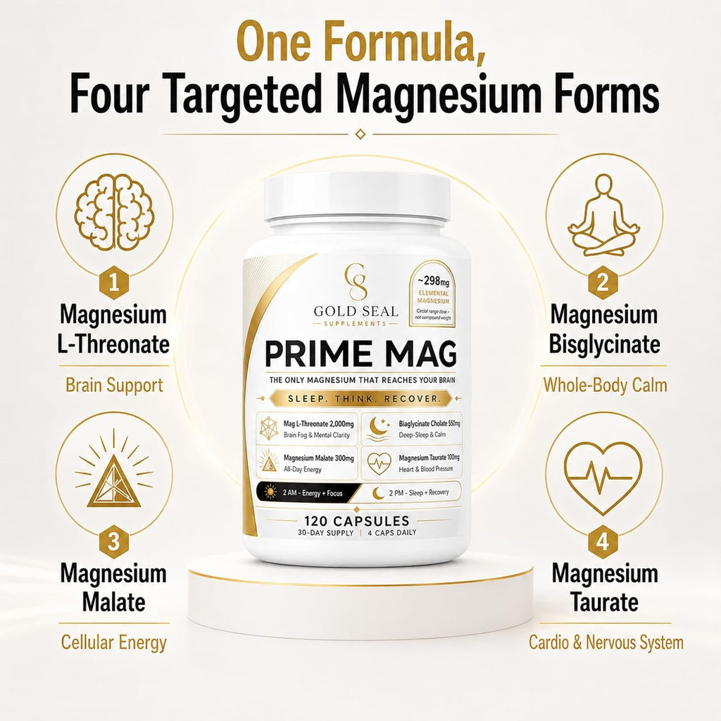 Gold Seal Prime Magnesium 120 Capsules