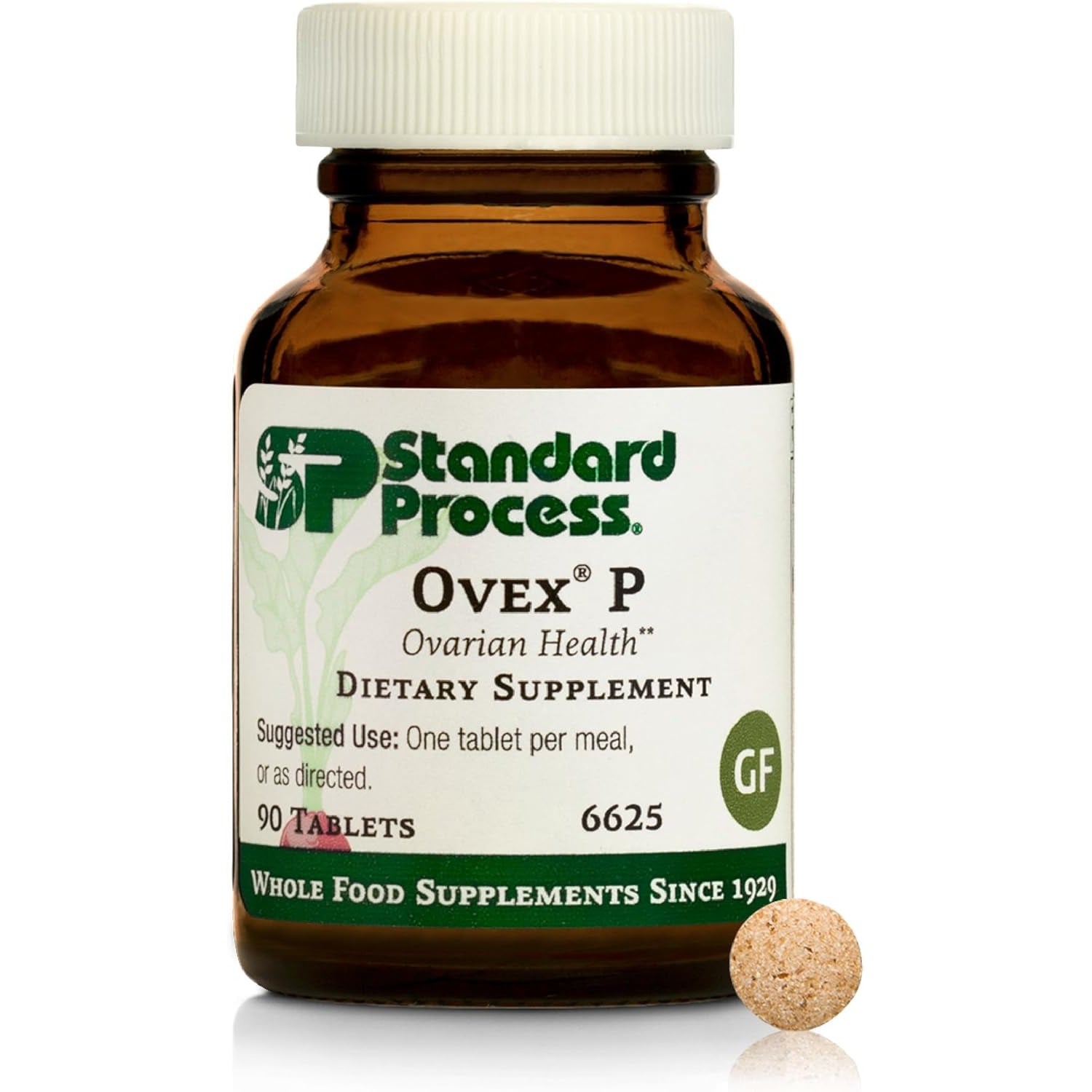 Standard Process Ovex P - Whole Food-Based Supplement to Support Your Health - Supplement with Porcine Ovary Cytosol Extract - 90 Tablets