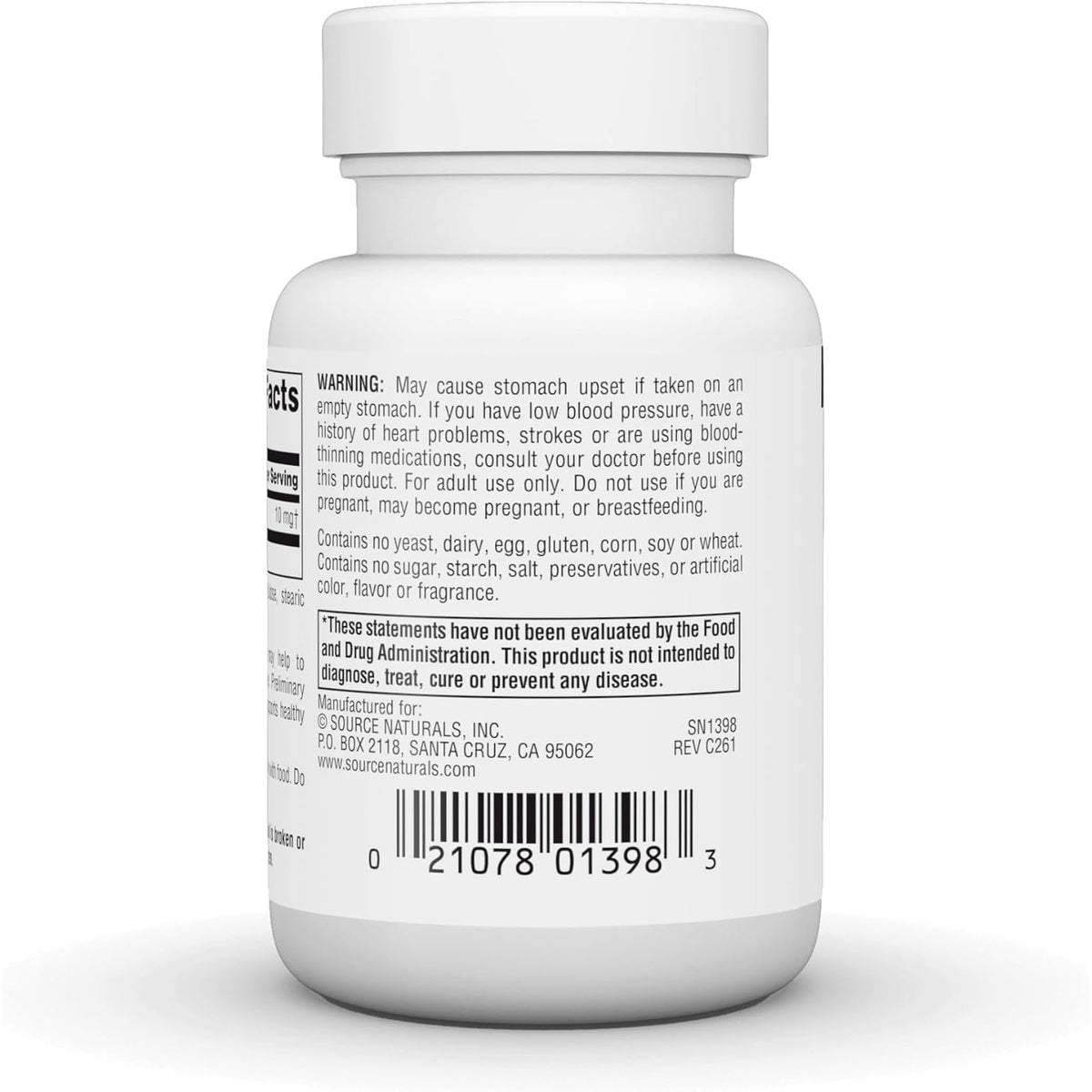 Source Naturals Vinpocetine Tablets, Supports Cognitive Performance*, 10 Mg - 60 Tablets