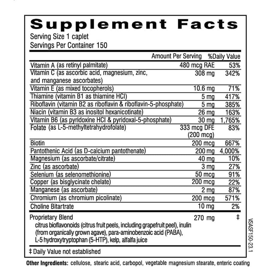 Doctor Wilson'S Original Formulations Super Adrenal Stress Formula 150 Caplets Adrenal, HPA Axis, Fatigue, and Energy Support