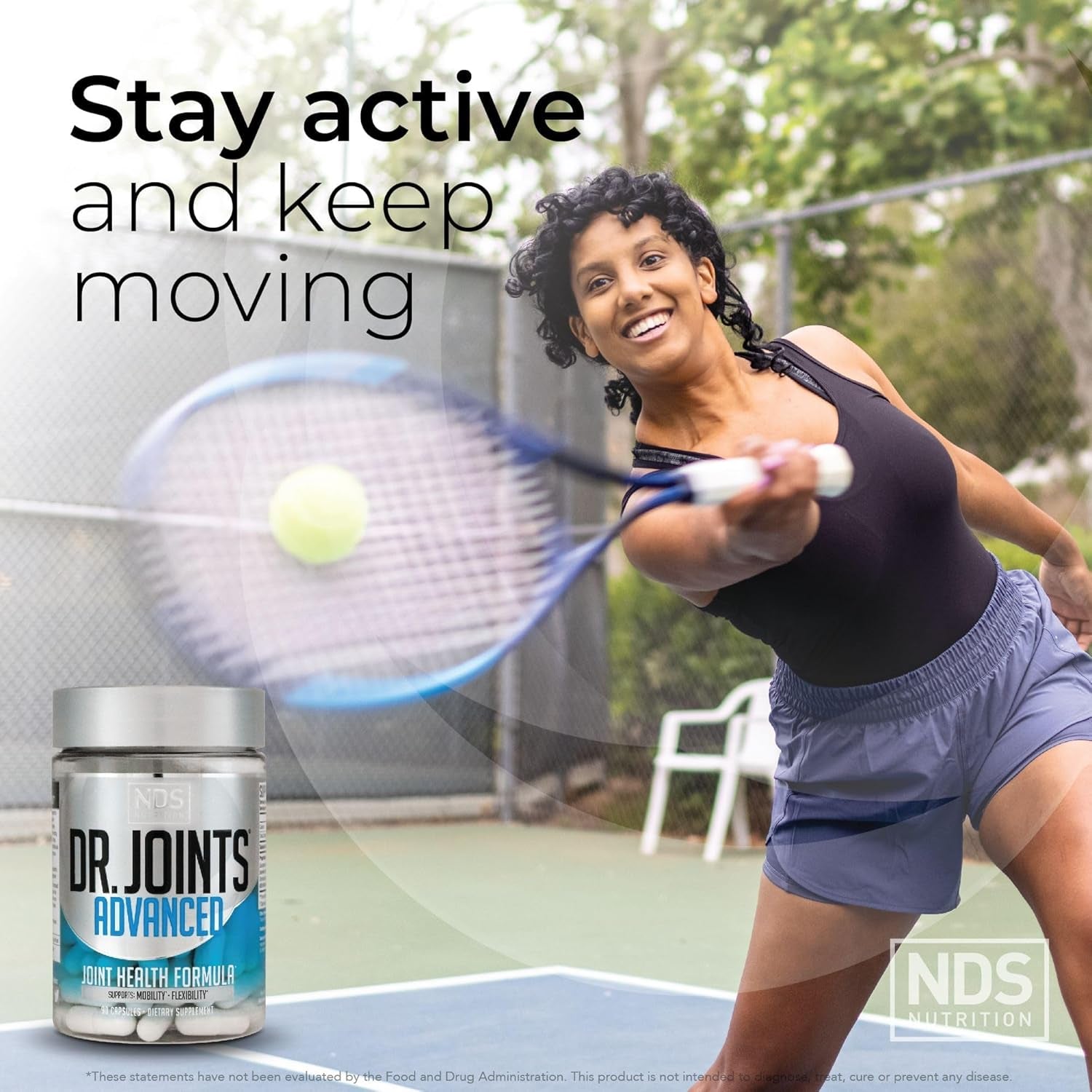 Dr. Joints NDS Nutrition Advanced - Joint Health Formula with Fruitex-B, Glucosamine & Chondroitin - Improved Mobility & Flexibility - 90 Capsules