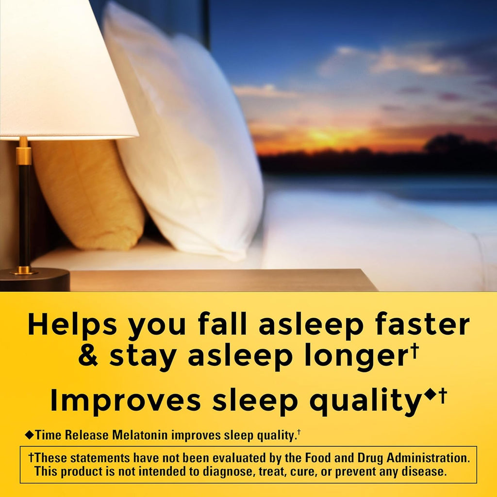 Nature Made Time Release Melatonin Gummies 10Mg per Serving, Maximum Strength Dosage Sleep Aid for Adults, 100% Drug Free, 60 Gummies, 30 Day Supply