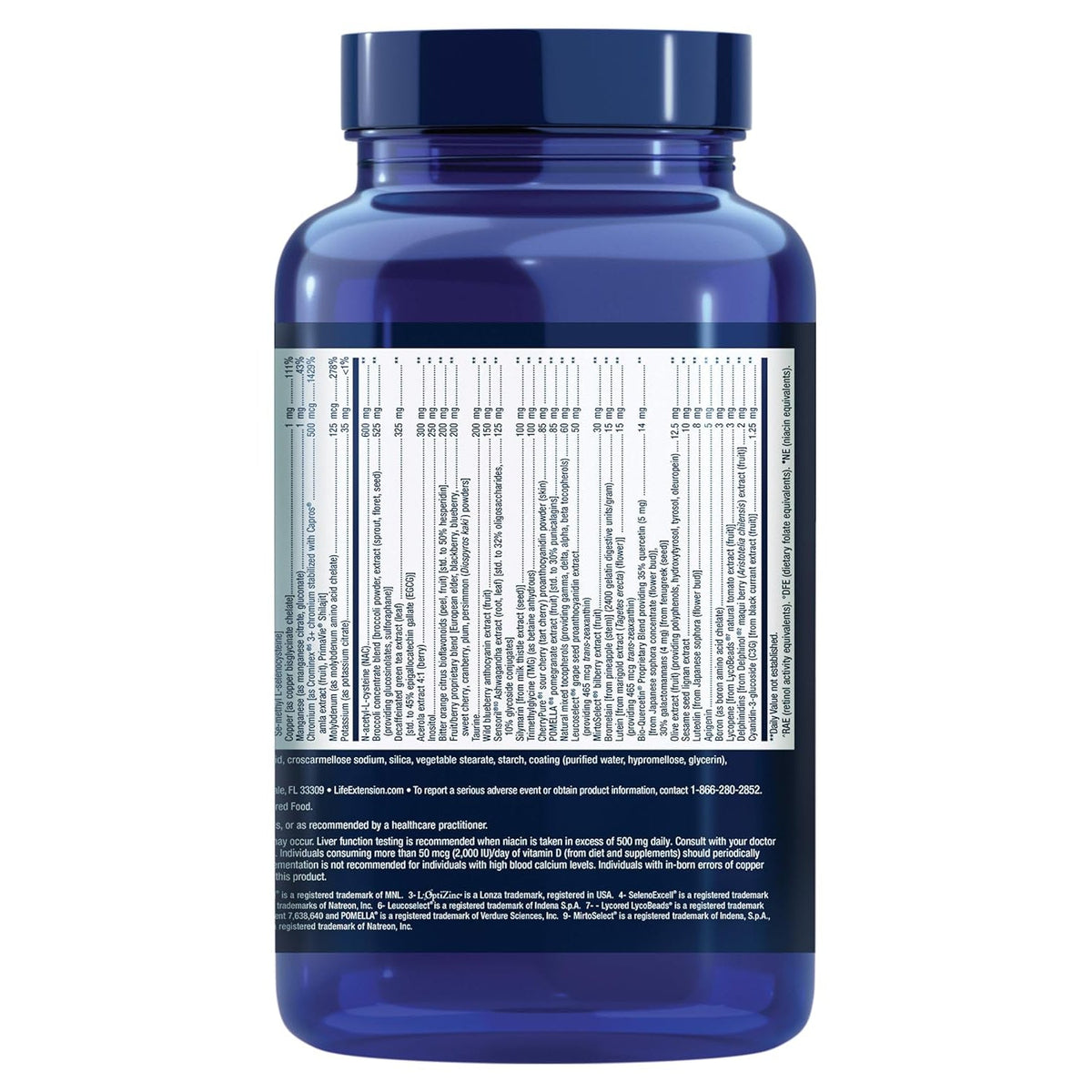Life Extension Mix Tablets, High-Potency, Advanced Vitamin, Mineral, Fruit & Vegetable Formula, Vitamin C, B, D, E, Magnesium, for Whole-Body Health, Healthy Aging, Gluten-Free, 240 Tablets