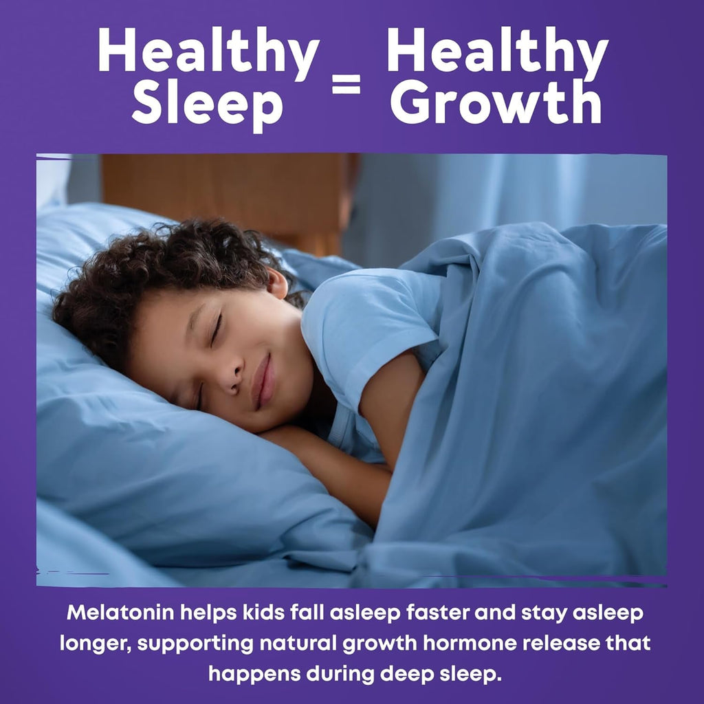 Height Growth Gummies with Melatonin for Kids & Teens - Ashwagandha for Kids - Melatonina Para Niños - Height Growth Supplement - Teen Boy Vitamins - Grow Taller Supplement - Kids Melatonin Gummy