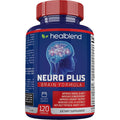 Neuro plus Brain & Focus Formula - Nootropic Brain Booster Supplement, Supports Brain Health, Mental Clarity & Focus - Enhances Concentration & Mental Energy – 120 Capsules (1)