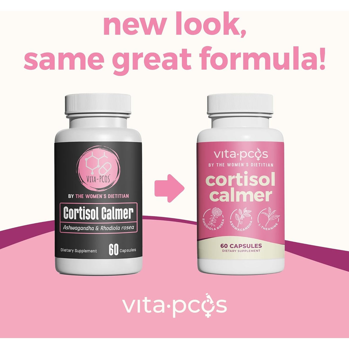 Cortisol Supplement for Women – Cortisol Vitamins for Endocrine & Energy Stabilizing Formula for Women – Rhodiola Rosea Extract, Ashwagandha, L-Theanine, & Phosphatidylserine – 60 Capsules