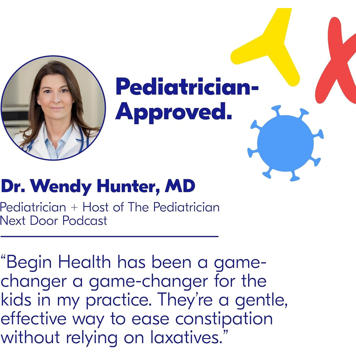 Begin Health Growing Up® Prebiotics for Kids 28-Packs | Prebiotic Soluble Powder Stool Softeners & Digestive Gut Health Supplement | Ideal to Mix with Kids Daily Beverages and Soft Foods - Unflavored
