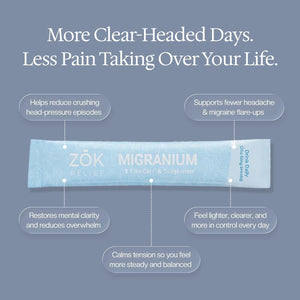 Daily Nervous System Support Formula for Head Tension, Stress & Energy, Calm Focus + Cellular Wellness Drink, 400Mg of Pure Magnesium Glycinate + 9 Key Neuronutrients, 30 Travel Sachets