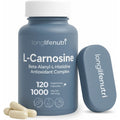 Longlifenutri L-Carnosine 1000Mg - Beta-Alanyl-L-Histidine Supplement for Cellular Energy & Brain Clarity, 120 Vegetarian Capsules, 2-Month Supply, GMP Certified, Made in USA