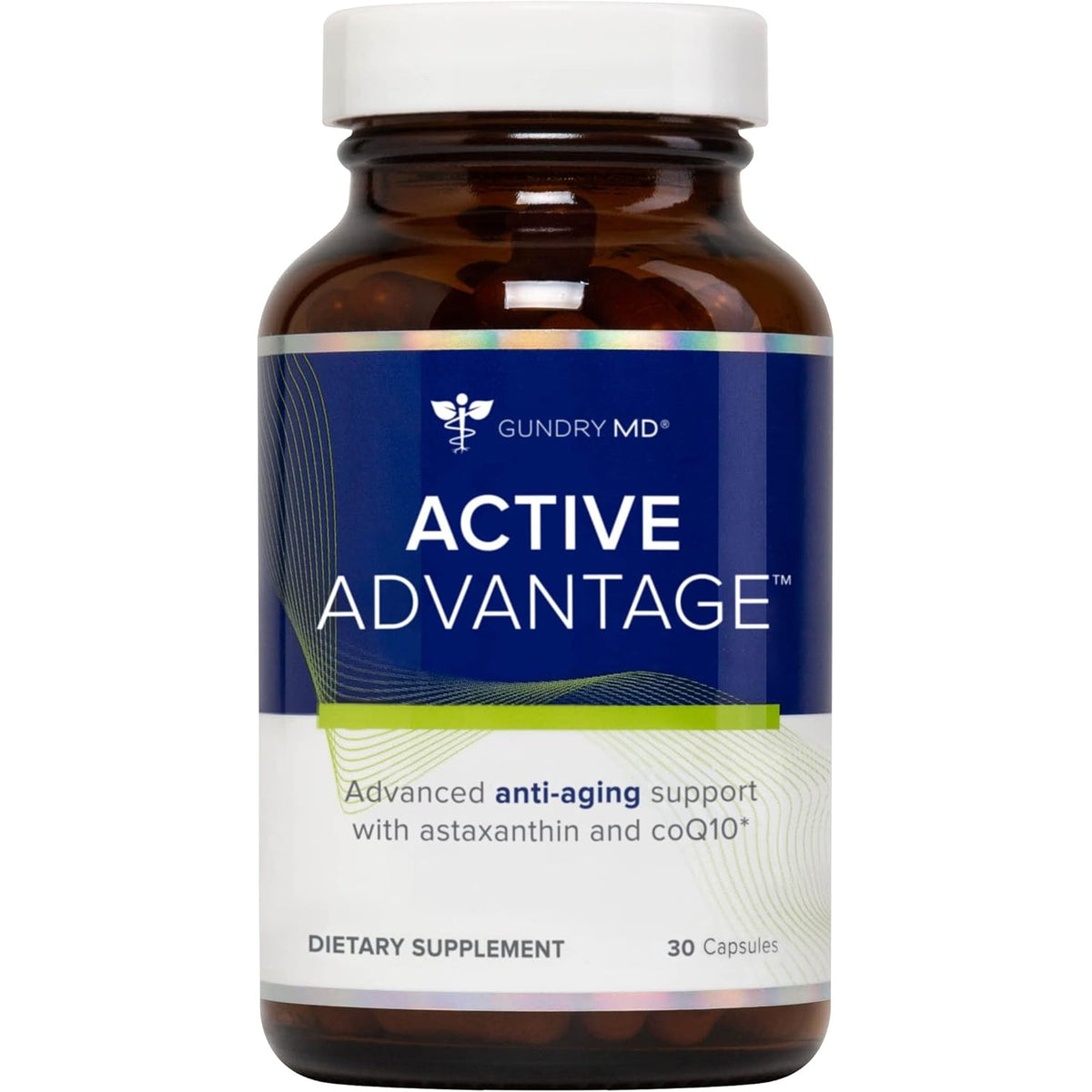 Gundry MD® Active Advantage Astaxanthin and Coq10 Supplement to Support Energy, Strength and Metabolism, 30 Count