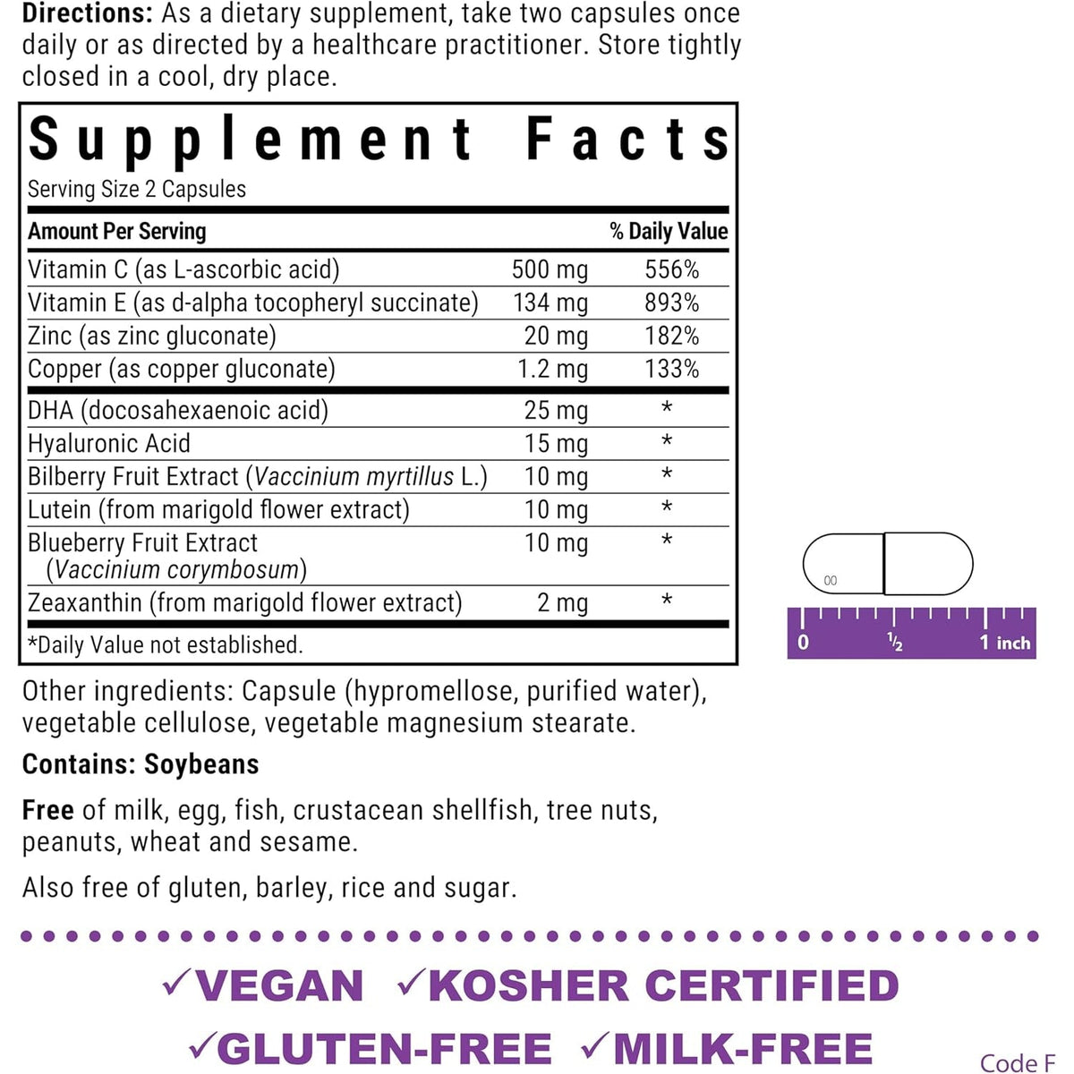 Bluebonnet Nutrition Targeted Choice Eye Care, Supports Eye Health and Macular Protection, Gluten & Dairy Free, Kosher-Certified, Vegan, 45 Servings, Light Grey, Macular & Blue, 90 Count
