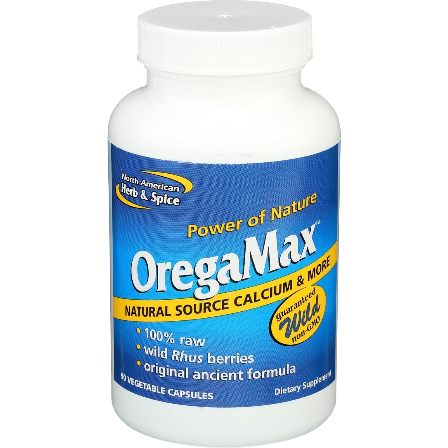 NORTH AMERICAN HERB & SPICE Oregamax - 90 Vegi Capsules - Healthy Digestive & Immune Support - Oreganol P73 Oregano Oil Supplement with Garlic & Onion - Non-Gmo - 90 Servings