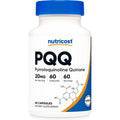Nutricost PQQ (Pyrroloquinoline Quinone) 20Mg, 60 Capsules - Vegetarian Capsules, Non-Gmo, Gluten Free