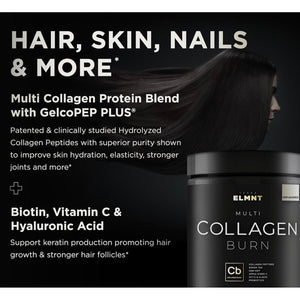 Super Collagen Powder for Women Weight Loss + Beauty W. Probiotics, Hyaluronic Acid, ACV, KSM-66, Biotin - Premium Multi Collagen Peptides Protein Supplement Colageno for Women (Unflavored)
