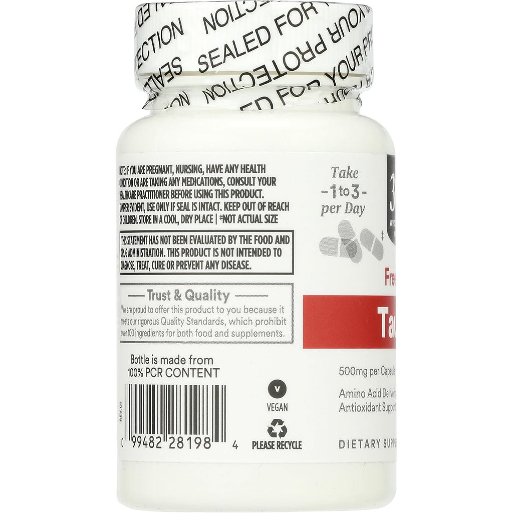 365 by Whole Foods Market, Taurine 500Mg, 60 Count
