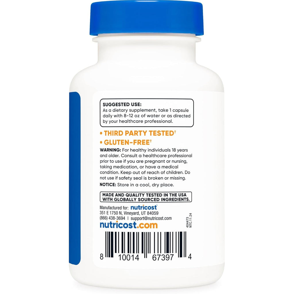 Nutricost Luteolin with Rutin Complex 100Mg (50Mg Luteolin, 50Mg Rutin) 120 Capsules - Vegetarian, Non-Gmo, Gluten Free