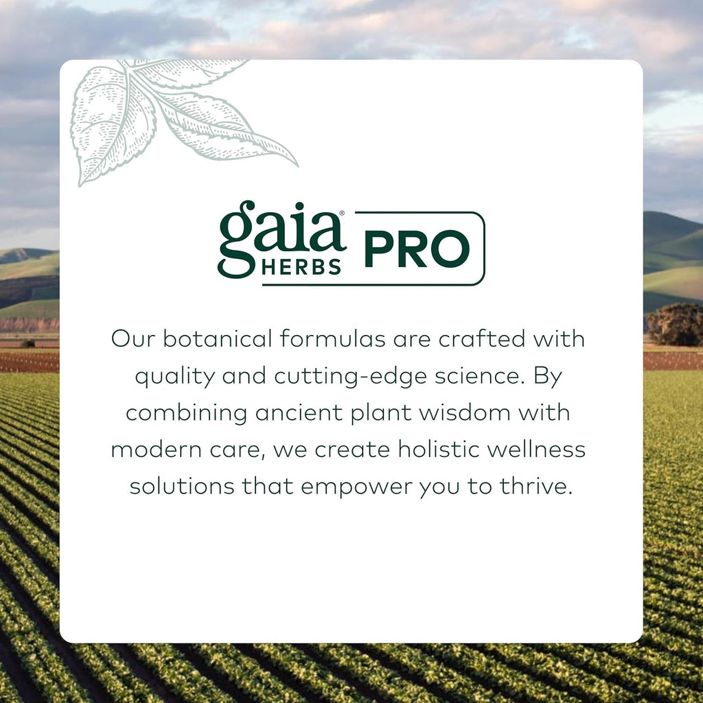 GAIA HERBS PRO Daytime HPA - Adaptogen Support Supplement - Nervous System Support Supplement with Olive Oil & Rhodiola* - Vegan, Gluten-Free, Soy-Free - 120 Liquid Phyto-Caps (60 Servings)