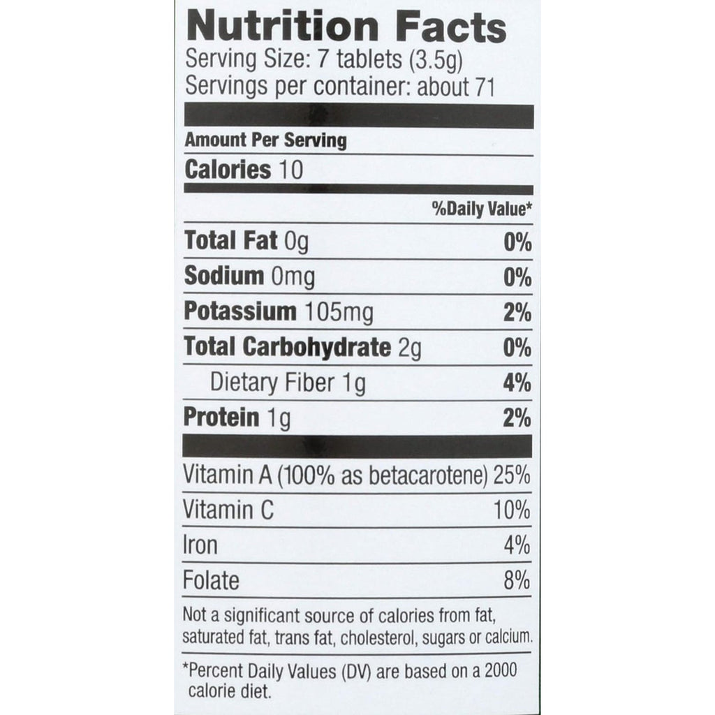 Pines Organic Wheat Grass, 500 Count Tablets